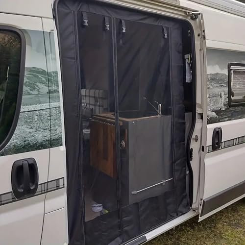 AVSMGP Mosquitera para Furgoneta Camper Mosquitera Magnética para Puertas Correderas Mosquitera De Viaje para Caravanas, Autocaravanas, Viajes, Acampadas 52,36 * 70,87 Pulgadass