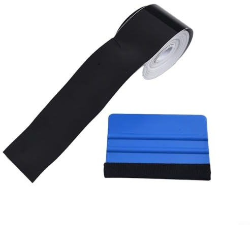 DIY Carbon Fiber Car Film for Decoraion and Scratch for PROTECTION Gloss For Black (5cm*10m)