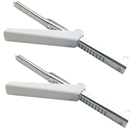 Amosfun De Abrebotellas Antideslizante Acero Inoxidable Ajustable Para Tapas De 10cm 2 Unidades