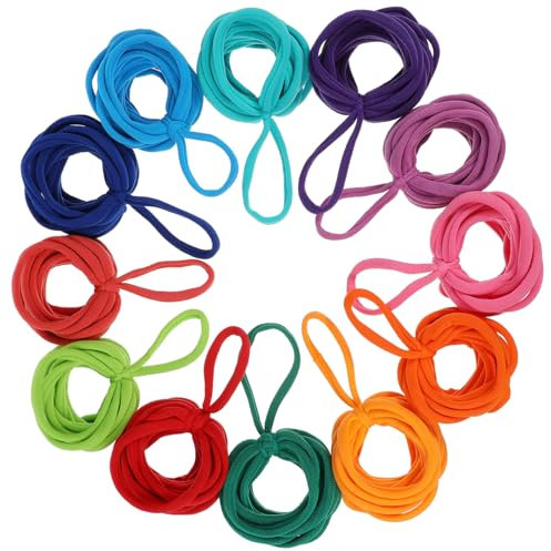 Hohopeti 192stücke Teiliges Nachfüllset Für Elastische Webstuhl-schlaufen Für -bastelprojekte Topflappen Und Kreative Handarbeiten Lebhaften Farben
