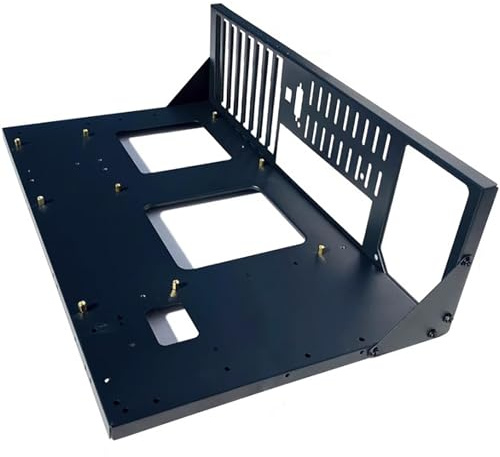 Open Air Frame Computer Case, ATX PC Test Bench Chassis Case Rack, DIY Gaming Computer Case Chassis, ATX Power Supply Unit, SPCC Material Thickened Motherboard Widely Body Heat Dissipation Design