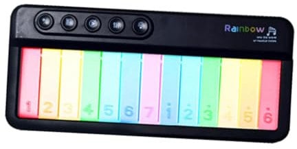 HGZLQKD Baby Musical Toy Baby Piano Toy,Portable,Interactive Light up Musical Toy Piano Keyboard Toy for Kids Children Gifts, black
