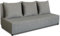 Bonni24 Sofa Couch mit Schlaffunktion und Staufach Schlafsofa Tania 3 (Grau)