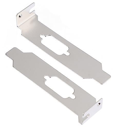 HOMSFOU Mini Chassis Pci Slot Covers 20 Pcs Vented Pci l Blank Brackets for Pc Case