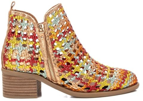 XTI - Freizeitstiefeletten Damen Orange - Bequeme und vielseitige Schuhe - Casual Mode - Modell 14396302 (Größe 37)