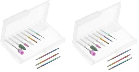 DRESSOOS 20 Brocas Para Pulir Uñas, Quitar Cutículas, Para Manicura Rusa.