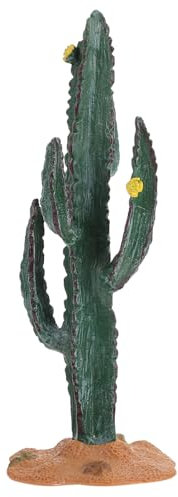 Mikikit 1Pezzi Cactus Realistico Miniatura per Decorazione Interni per Auto Cactus Finto Alta Atmosfera e Unico