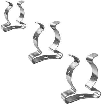 25 x Assorted Tool Spring Terry Clips, Heavy Duty Tool Clips Wall Mounted for Garages, Sheds, Cupboards, Quick and Easy Fitting, Terry Clips for Hanging Brooms,Brushes,Rakes,Clipping Pipes