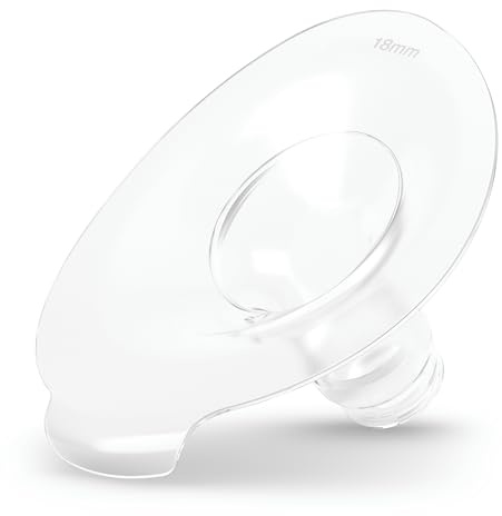 Medela Magic InBra Breast Shields, 2 Count of 18mm Breast Pump Flanges, Made Without BPA