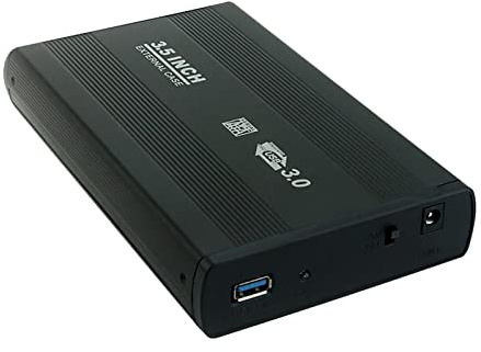 USB 3.0 a SATA Externo 8.9 cm HDD Case Dock Disco Duro HD SSD Box Negro