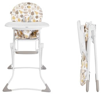Graco MiniLite Hochstuhl mit ultrakompakter Faltung, geringes Gewicht von nur 4,7 kg und freistehender Faltung, Fruitella Fashion