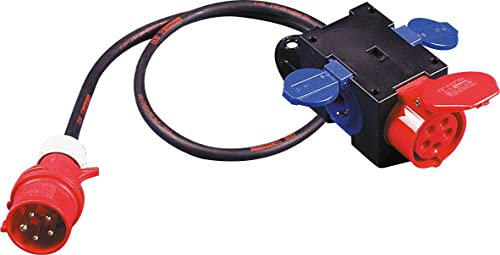 Sirox Kompaktverteiler mit Zuleitung 1,5m H07RN-F 5G2,5 qmm 16A 1x CEE-Dose 16A, 400V, 5-pol