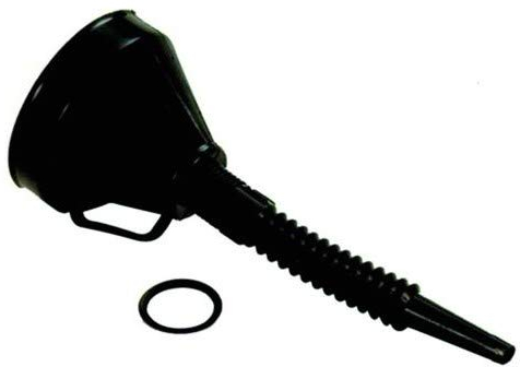 Vigor Blinky Entonnoirs en polypropylène noir, tuyau + filtre