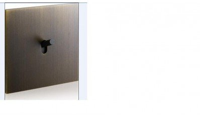 Arnould 67302 Art Univers Epure Double Va et Vient ou Interrupteur, Bronze