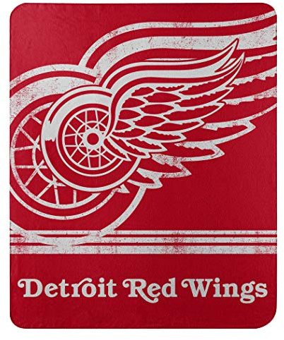 NHL Fade Away Fleece Decke 152 x 127 cm, rot