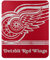 NHL Fade Away Fleece Decke 152 x 127 cm, rot