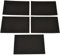 Fachhandel für Vliesstoffe Filzgleiter 5 Stück, A4-Format, selbstklebend, 4-5mm stark, schwarz