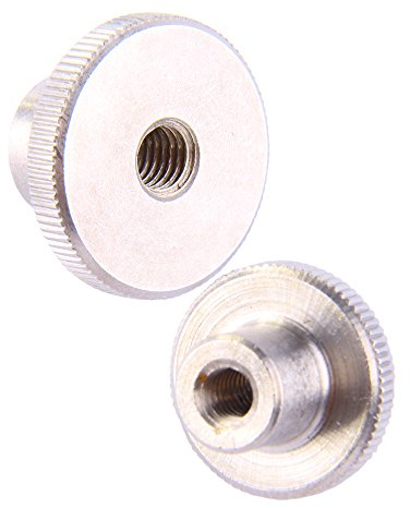 Rändelmutter M10 hohe Form DIN 466 Edelstahl A1 (1 Stück) - Hohe Rändelmuttern