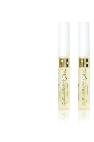DHC Mascara, 2er-Pack - Schwarze Wimperntusche Tonic Conditioner Gel zur Stärkung und Schutz von Wimpern - Ideal als Mascara-Grundierung - Verhindert Brüche - Unisex - Tube