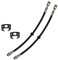 BESTPRICE 2x Bremsschlauch vorne Länge 384mm, inkl. Haltefeder ohne Holschraube Kompatibel mit VW POLO (6N1)(6V2) (6N2), LUPO I (6X1, 6E1), PASSAT B3/B4 (3A2, 35I) (3A5, 35I)