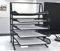 5 Tier Office Filing Trays Holder A4 Document Letter Paper Wire Mesh Storage Organizer/Document Tray Black or Silver … (Black)