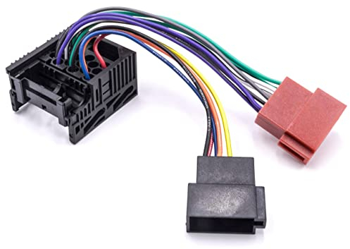 vhbw Autoradio ISO Adapter kompatibel mit BMW 3er E46 04/1998-12/2003 Auto-Modell