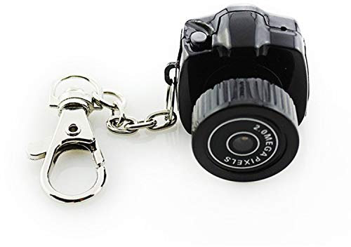 AQUARIUS Y2000 2.5x2.5x2.5cm Small Camcorder Recorder Multifunctional Mini Camera Built In Rechargeable Battery Black