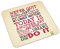 FM077 Never quit/Today is another day/You can do it/Inspirational positivity quote Novelty Funny Idea Glossy Metal Square Fridge Magnet