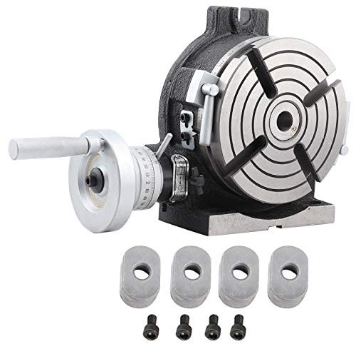 HV6 Mesa rotativa, fresadora y taladradora de mesa de trabajo giratoria horizontal y vertical de 6 pulgadas