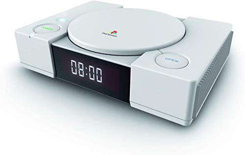 Bigben Interactive PS1AC Digitaler Wecker, rechteckig, Weiß, 105 mm, 38 mm, 149 mm