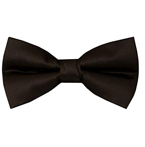 Small Collection London Boys Kids Plain Basic Back Navy Dickie Bow Tie