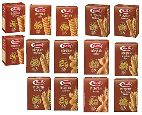 TESTPAKET Pasta Barilla integrali Vollkorn italienisch kurze Nudeln (14 x 500g)