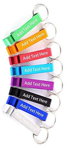 20pcs-Décapsuleurs personnalisés pour les fêtes de Noël Cuisine à la maison, Bar, Restaurant Décapsuleurs personnalisés, simples et efficaces, colorés, format de poche, aluminium