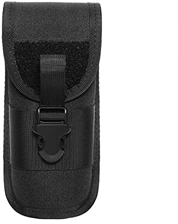 MiOYOOW Molle - Custodia protettiva per occhiali tattici con custodia rigida per occhiali da vista con fibbia, portatile, custodia per il trasporto