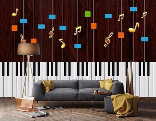 VYATIRANG 3d tapete musik Tapeten für wohnzimmer 3d tapeten dekorative malerei hintergrund heimwerker tapeten*350cmx256cm(137.8x100.8inch)