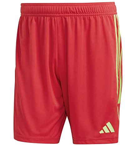 adidas Mens Shorts (1/4) Tiro 23 League Shorts, Team Colleg Red/Team Semi Sol Green2, IB8090, 2XL