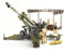 BirnePower Klemmbausteine Spielbausteine Spielset Militär Army Soldaten Bausatz Spielfigur 258 Teile Flugabwehrkanone Haubitze M777 Bausteine Spielzeug G170706