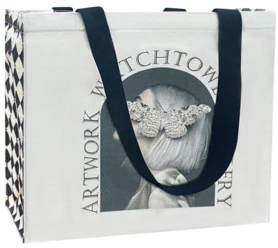BROADREAM Jutebeutel Bedruckt Vintage - Jute Beutel, Einkaufstasche Bag, Canvas Tote Bag Aesthetic Vintage Taschen Groß Umhängetasche Stofftaschen für Damen Uni Arbeit