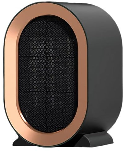 1200W Portable Ceramic Plug in Fan Heater, 2 Modes Safe, Energy Saving, Quiet, Multiple Protection, Low Noise Overheating & Tilt Protection, for Bathroom, Bedroom, Living Room, Office (Black)