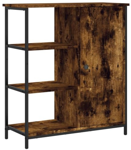 vidaXL Sideboard Räuchereiche 70x30x80 cm Holzwerkstoff