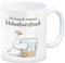 Gilbert die Gans Kaffeebecher mit Spruch Ich brauch meinen Motivationstrunk Motivierender Männerkaffee Anti-Miesepeter Tasse Arbeitshilfe Witzig Männlich