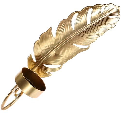 Alipis Metall Wandkerzenhalter Form Teelichthalter Wanddeko Eisen Kerzenständer Wohnraum Schlafzimmer Dekoration