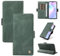Ttianfa Compatible con Huawei P9 Lite 2017 Custodia in Pelle TPU Portafoglio Cover Magnetica Flip Kickstand Bumper Case+2* Pellicola Vetro Temperato-Verde