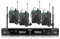 D Debra Sistema In-Ear UHF ST-202, Monitorización, IEM, 4 Bodypack, Receptor, Sin Interferencias, para Escenario y Estudio
