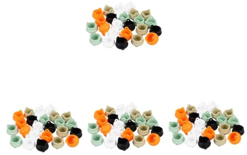 ibasenice 96stücke Miniatur Teiliges Halloween Deko Für Puppenhaus Partys Niedliche Miniatur-Ornamente Für Besondere Anlässe Für Halloween-Dekorationen