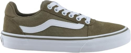 Vans Damen Ward Deluxe Sneaker, Embossed Suede Gothic Olive, 42 EU
