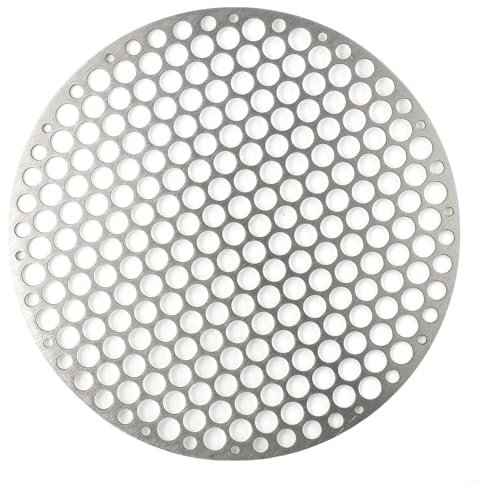 Grillroste, rundes Kühlgestell, Grillmatte, Karbonofen-Dampfnetze, Edelstahl-Grillrost, Picknick-Gitternetz, Gitter-Grills, antihaftbeschichtetes Drahtnetz (20 cm)