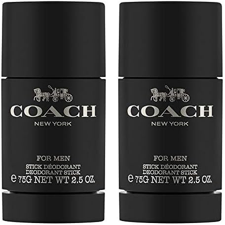 Coach For Men Deo Stick, Linie: For Men, Deo-Stick für Herren, Inhalt: 75gr (Packung mit 2)