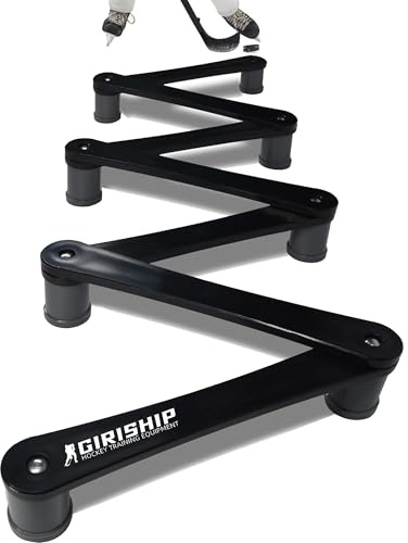GIRISHIP Hockey Trainingsgeräte Hockeyschläger Handling Trainer für Hockey Puck Kontrolle und Koordination Hockey Extreme Stick Handling Trainer für Hockeyschläger Geschwindigkeit und Timing (7