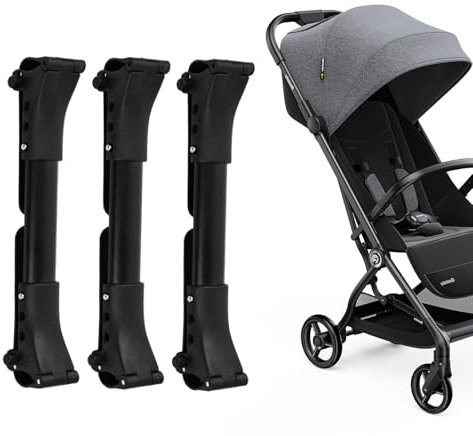 3 Pièces Connecteurs Universels pour Poussette de Bébé, Adaptateur Connexion pour Poussette, Connecteurs Réglables pour Poussette, Convient À la Plupart des Poussettes